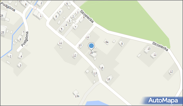 Pobiedna, Zaułek, 10, mapa Pobiedna