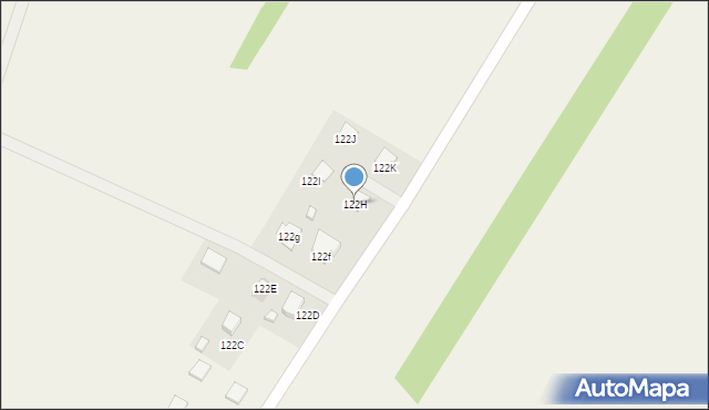 Podzamcze, Zamkowa, 122H, mapa Podzamcze