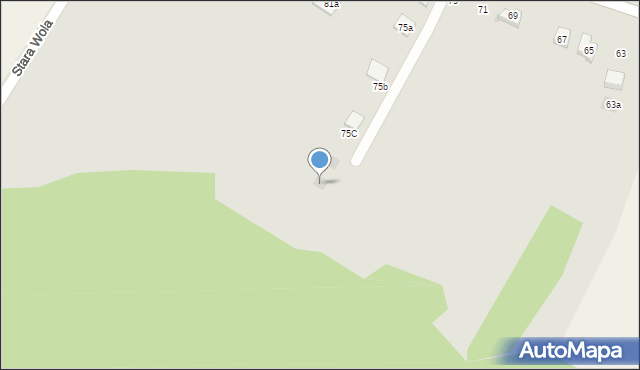 Podzamcze, Zamkowa, 75E, mapa Podzamcze