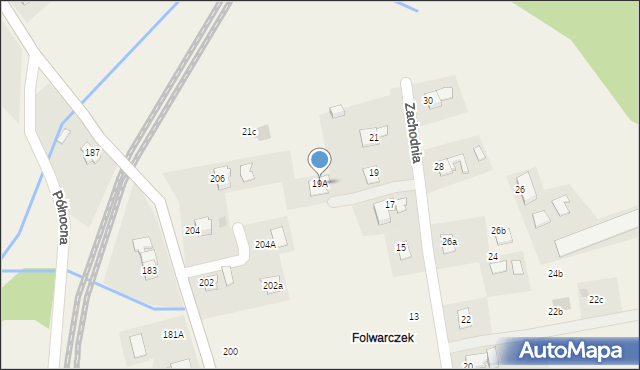 Pogwizdów, Zachodnia, 19A, mapa Pogwizdów