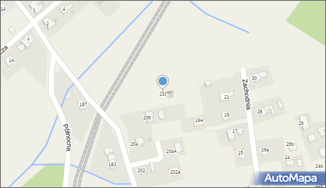 Pogwizdów, Zachodnia, 21c, mapa Pogwizdów
