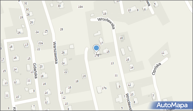 Pogwizdów, Zagrodowa, 17E, mapa Pogwizdów