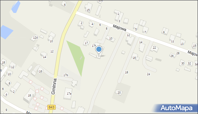 Pokrówka, Zaciszna, 7, mapa Pokrówka