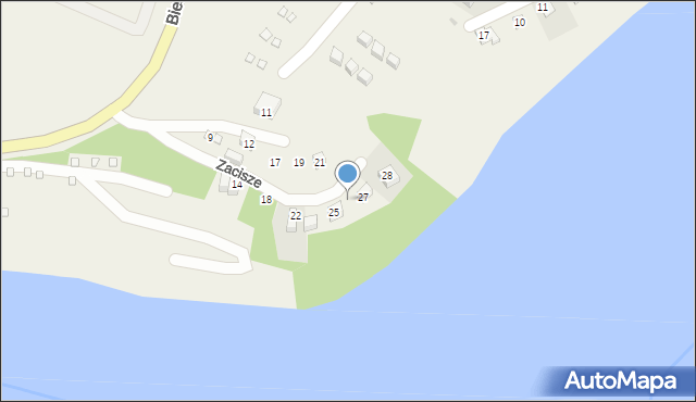 Polańczyk, Zacisze, 26, mapa Polańczyk