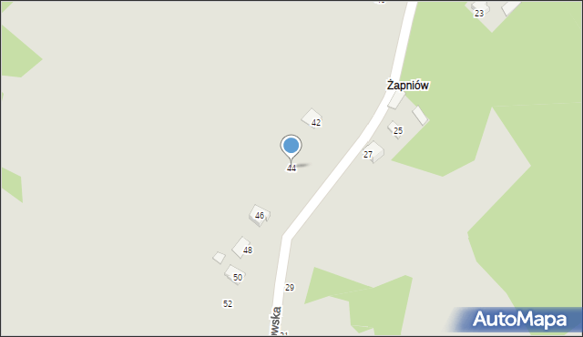 Połaniec, Żapniowska, 44, mapa Połaniec
