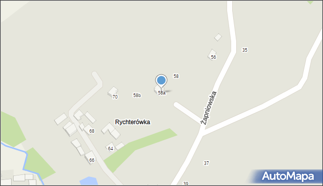 Połaniec, Żapniowska, 58a, mapa Połaniec