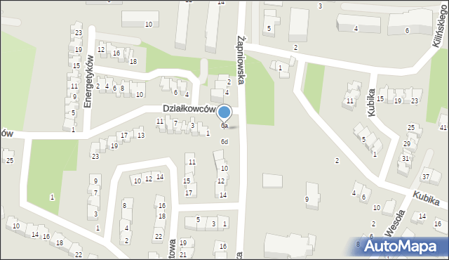 Połaniec, Żapniowska, 6b, mapa Połaniec