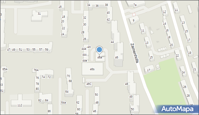 Police, Zamenhofa Ludwika, dr., 46a, mapa Police