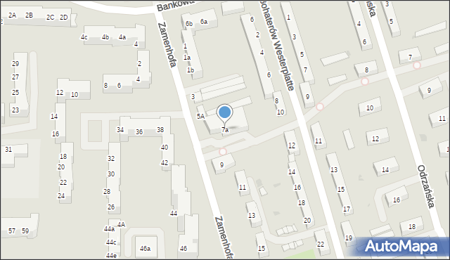 Police, Zamenhofa Ludwika, dr., 7a, mapa Police