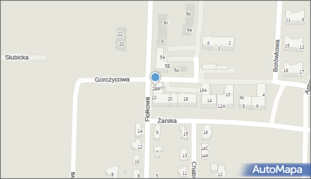 Polkowice, Żarska, 24A, mapa Polkowice