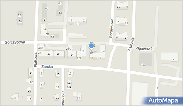 Polkowice, Żarska, 8c, mapa Polkowice