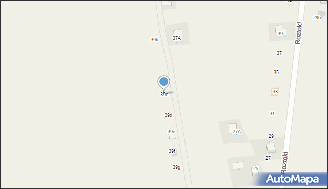 Poręba Wielka, Zalesie, 39c, mapa Poręba Wielka