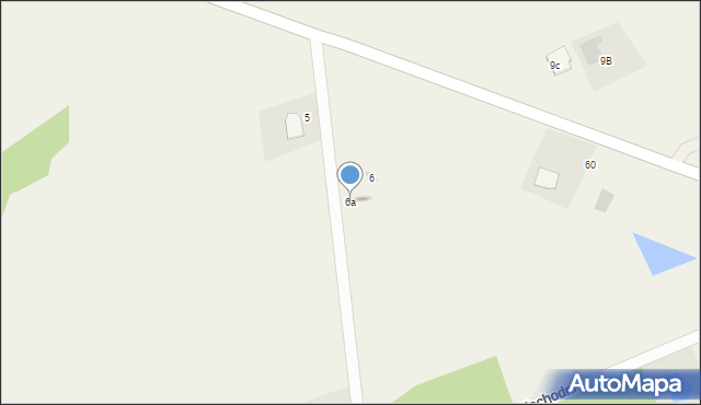 Poświętne, Zachodnia, 6a, mapa Poświętne