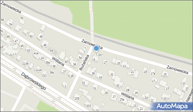 Poznań, Żarnowiecka, 29, mapa Poznania