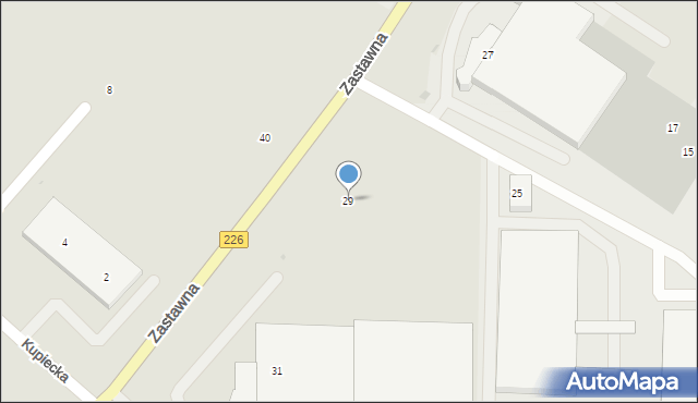 Pruszcz Gdański, Zastawna, 29, mapa Pruszcz Gdański