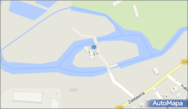 Pruszcz Gdański, Zastawna, 6, mapa Pruszcz Gdański