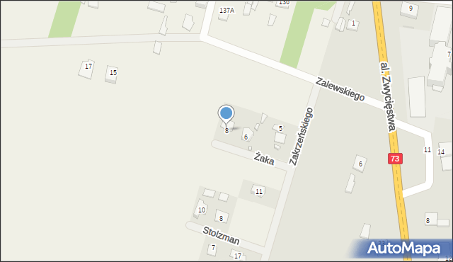 Przededworze, Żaka Stanisława, 8, mapa Przededworze