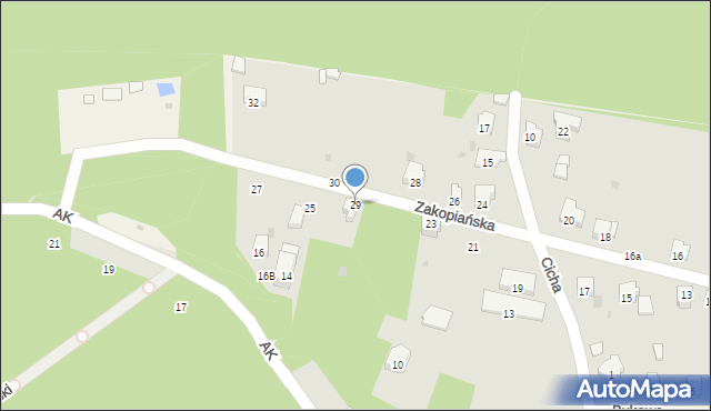 Przemyśl, Zakopiańska, 29, mapa Przemyśla