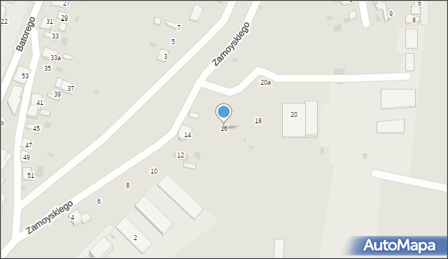 Przemyśl, Zamoyskiego Jana, hetm., 16, mapa Przemyśla