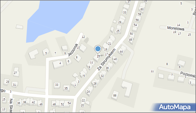 Przodkowo, Za Strumykiem, 15, mapa Przodkowo