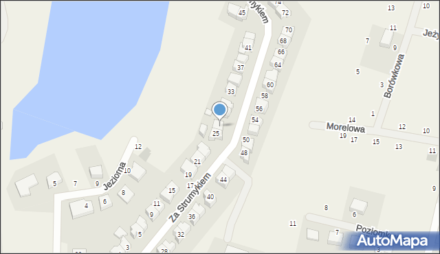 Przodkowo, Za Strumykiem, 27, mapa Przodkowo