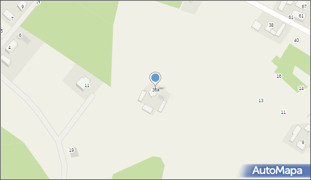 Przyłęki, Zabytkowa, 36a, mapa Przyłęki