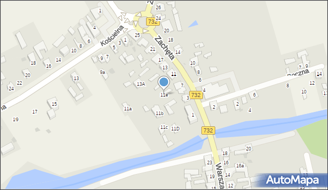 Przytyk, Zachęta, 11e, mapa Przytyk