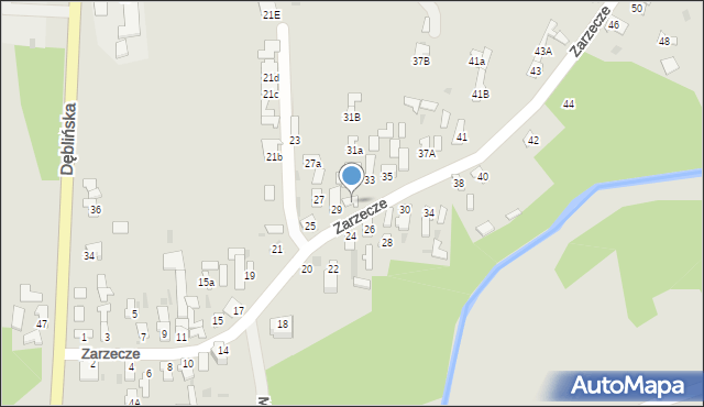 Puławy, Zarzecze, 31, mapa Puław