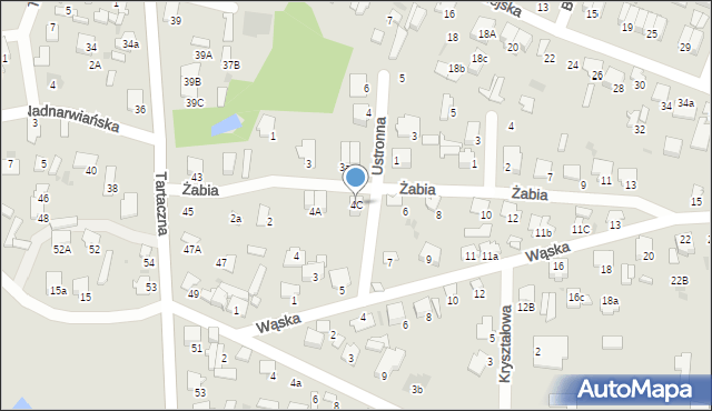 Pułtusk, Żabia, 4C, mapa Pułtusk