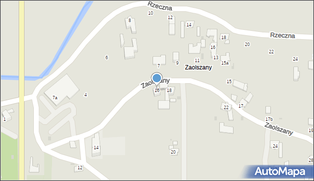 Pyskowice, Zaolszany, 16, mapa Pyskowice