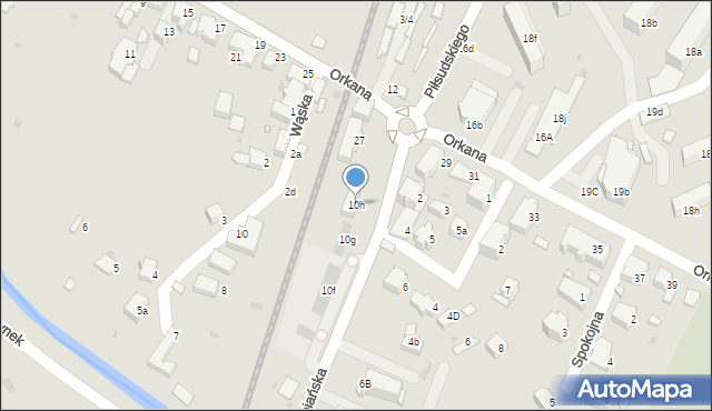 Rabka-Zdrój, Zakopiańska, 10h, mapa Rabka-Zdrój