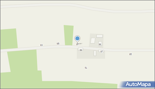 Radgoszcz, Zadębie, 97, mapa Radgoszcz