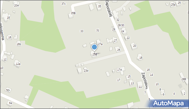 Radlin, Zapolskiej Gabrieli, 25B, mapa Radlin