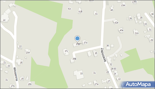 Radlin, Zapolskiej Gabrieli, 37B, mapa Radlin