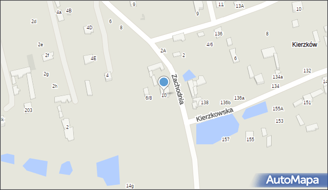 Radom, Zachodnia, 10, mapa Radomia