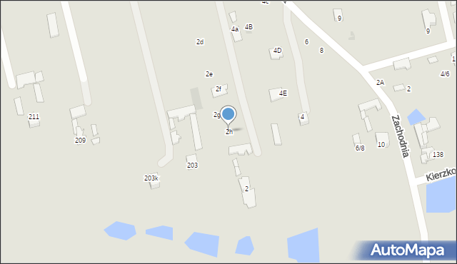 Radom, Zachodnia, 2h, mapa Radomia