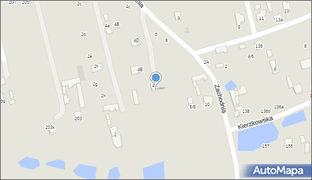 Radom, Zachodnia, 4, mapa Radomia