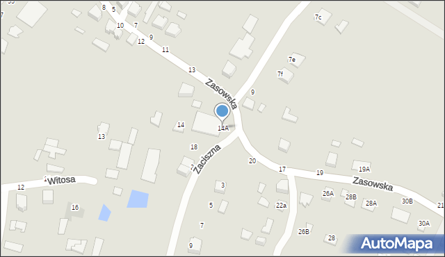 Radomyśl Wielki, Zasowska, 14A, mapa Radomyśl Wielki
