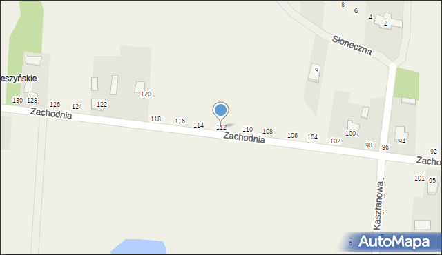 Radostków, Zachodnia, 112, mapa Radostków
