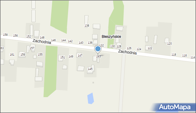 Radostków, Zachodnia, 143, mapa Radostków