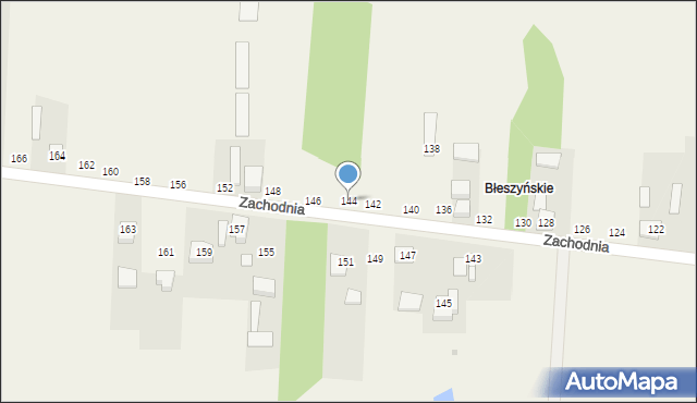 Radostków, Zachodnia, 144, mapa Radostków