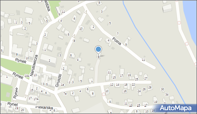 Radymno, Zachariasiewicza Jana, 9, mapa Radymno