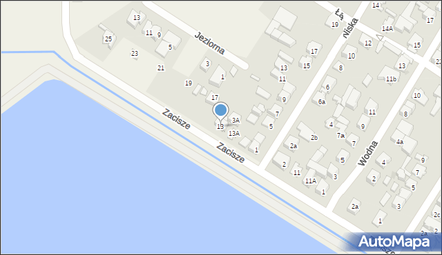 Raszyn, Zacisze, 13, mapa Raszyn