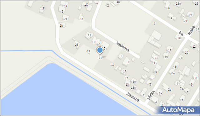 Raszyn, Zacisze, 21, mapa Raszyn