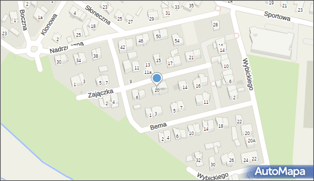 Raszyn, Zajączka Józefa, gen., 10, mapa Raszyn