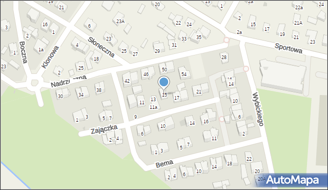Raszyn, Zajączka Józefa, gen., 15, mapa Raszyn