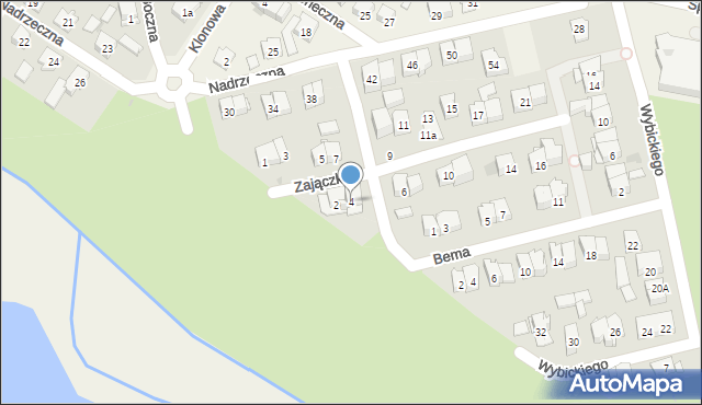 Raszyn, Zajączka Józefa, gen., 4, mapa Raszyn