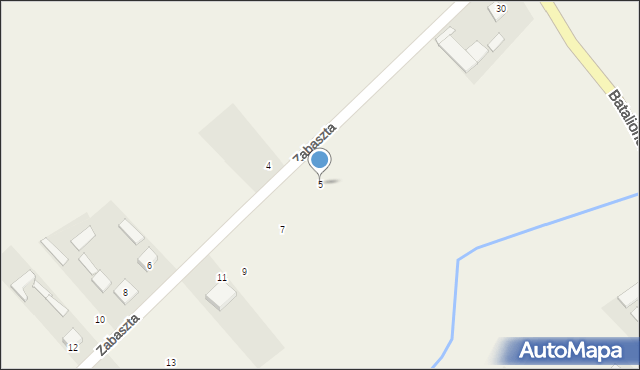 Rossosz, Zabaszta, 5, mapa Rossosz