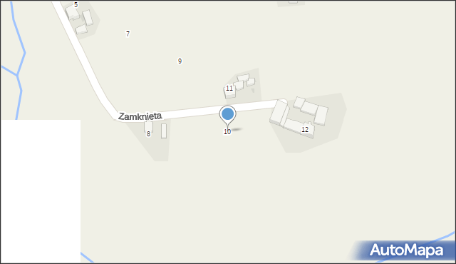 Roszowicki Las, Zamknięta, 10, mapa Roszowicki Las