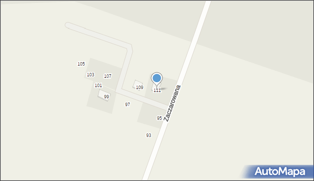 Rotmanka, Zaczarowana, 111, mapa Rotmanka